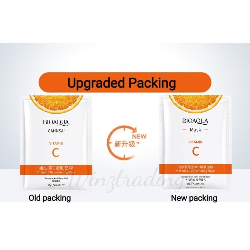 BIOAQUA Cahnsai Vitamin C Masker Rejuvenation Facial Mask Face Mask