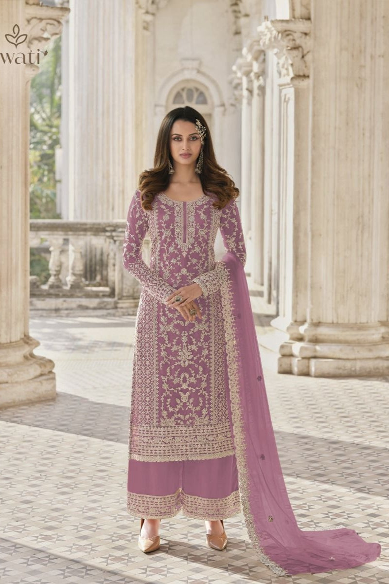 Heavy Butterfly Net with Embroidery & Coding Work & Sleeves Heavy Butterflies Net