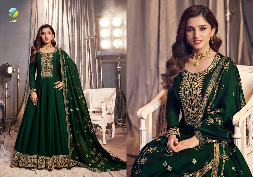 Premium Silk With Sequence Embroidery Work