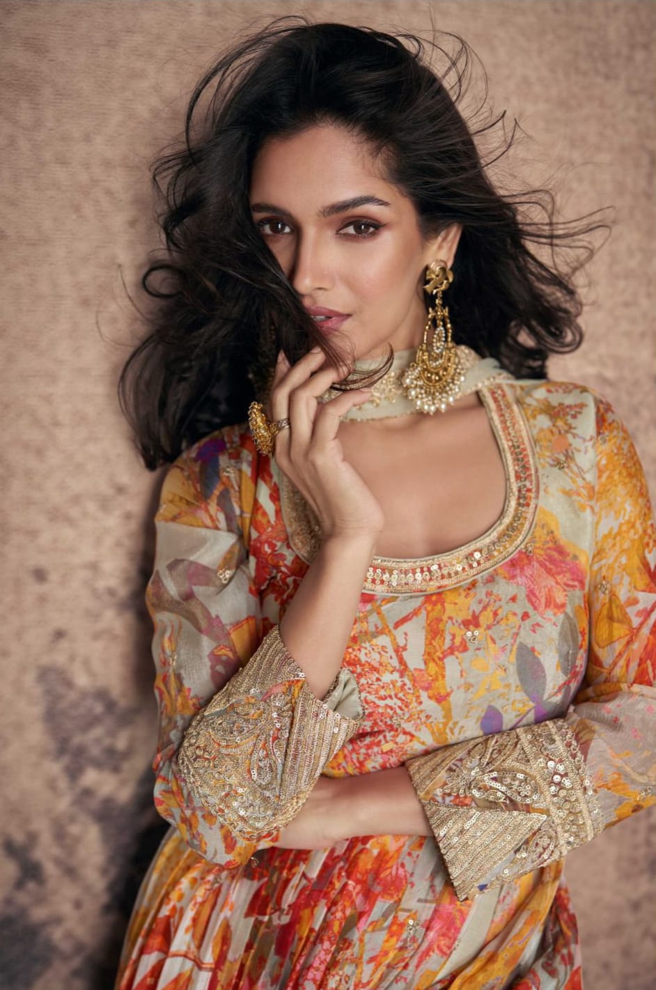 Real Georgette Party Wear Gown