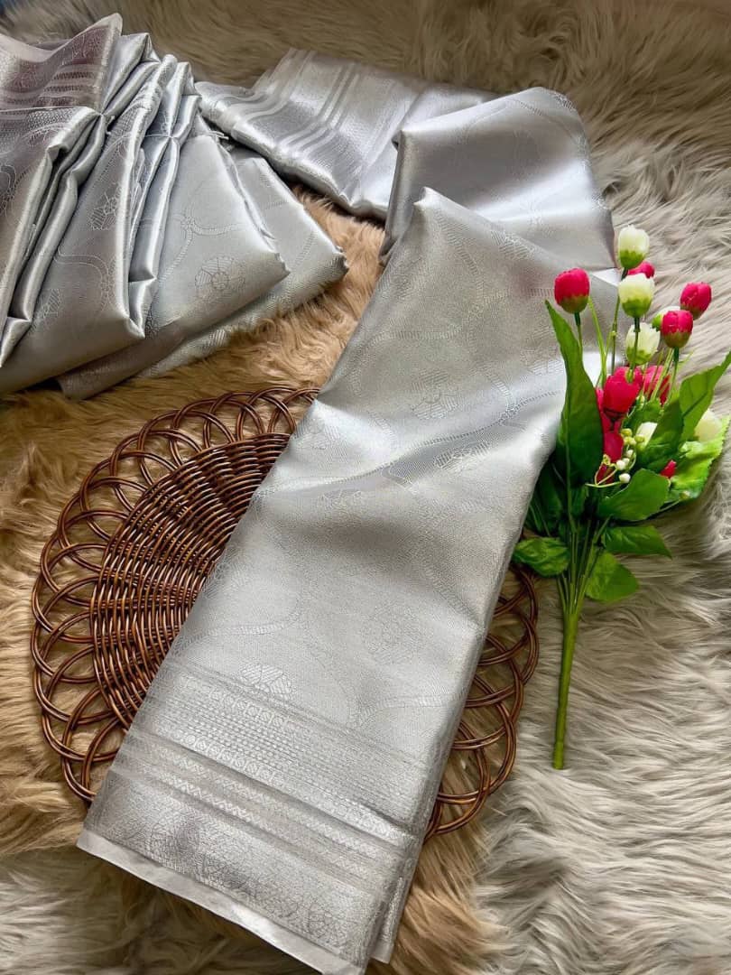 Elegant Soft Tissue Silk Fabric Saree for Women