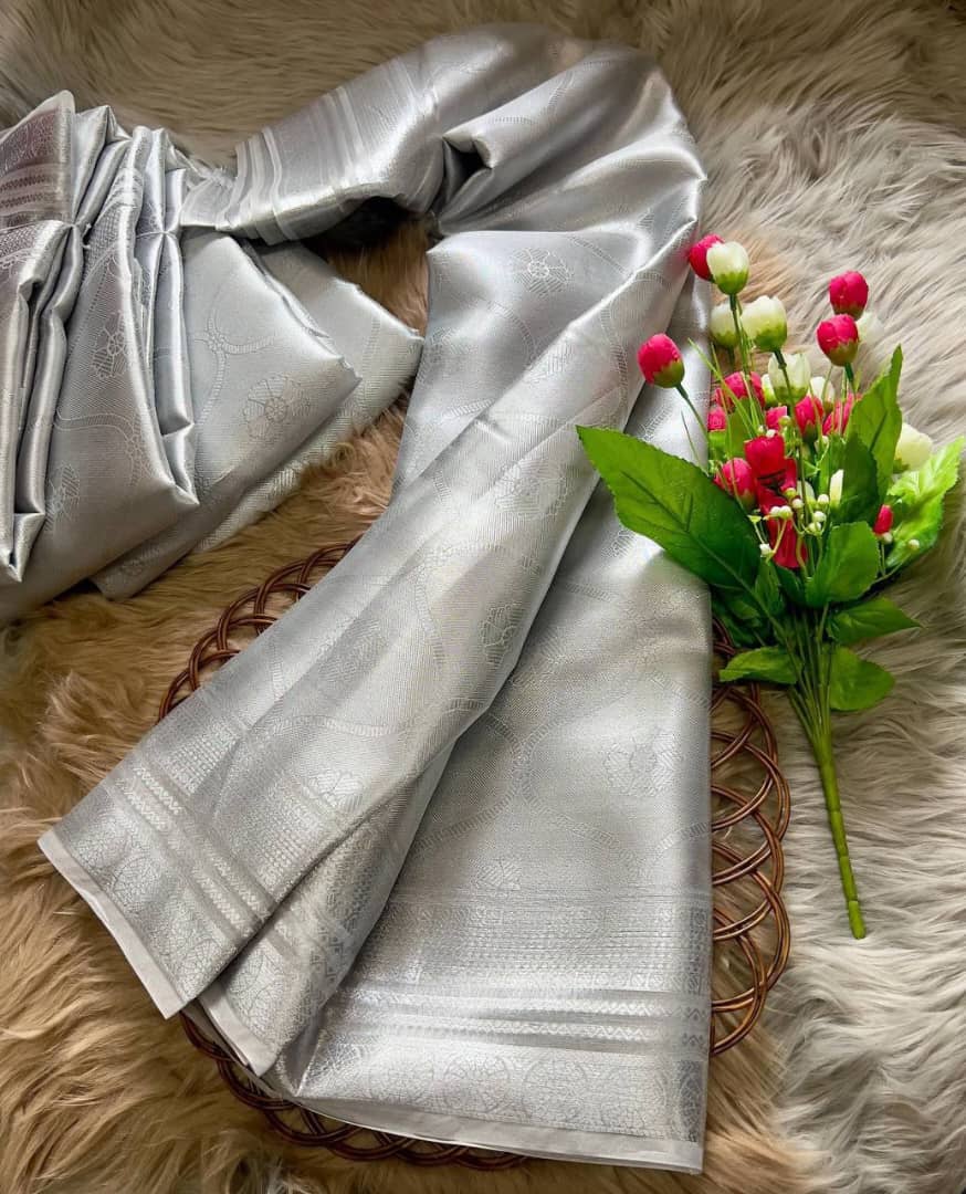 Elegant Soft Tissue Silk Fabric Saree for Women