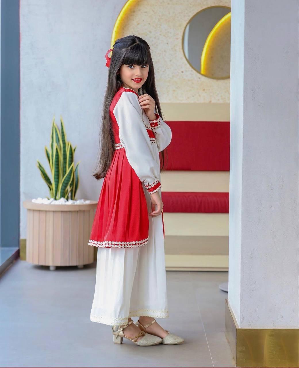 Chanderi Silk Gown for Kids