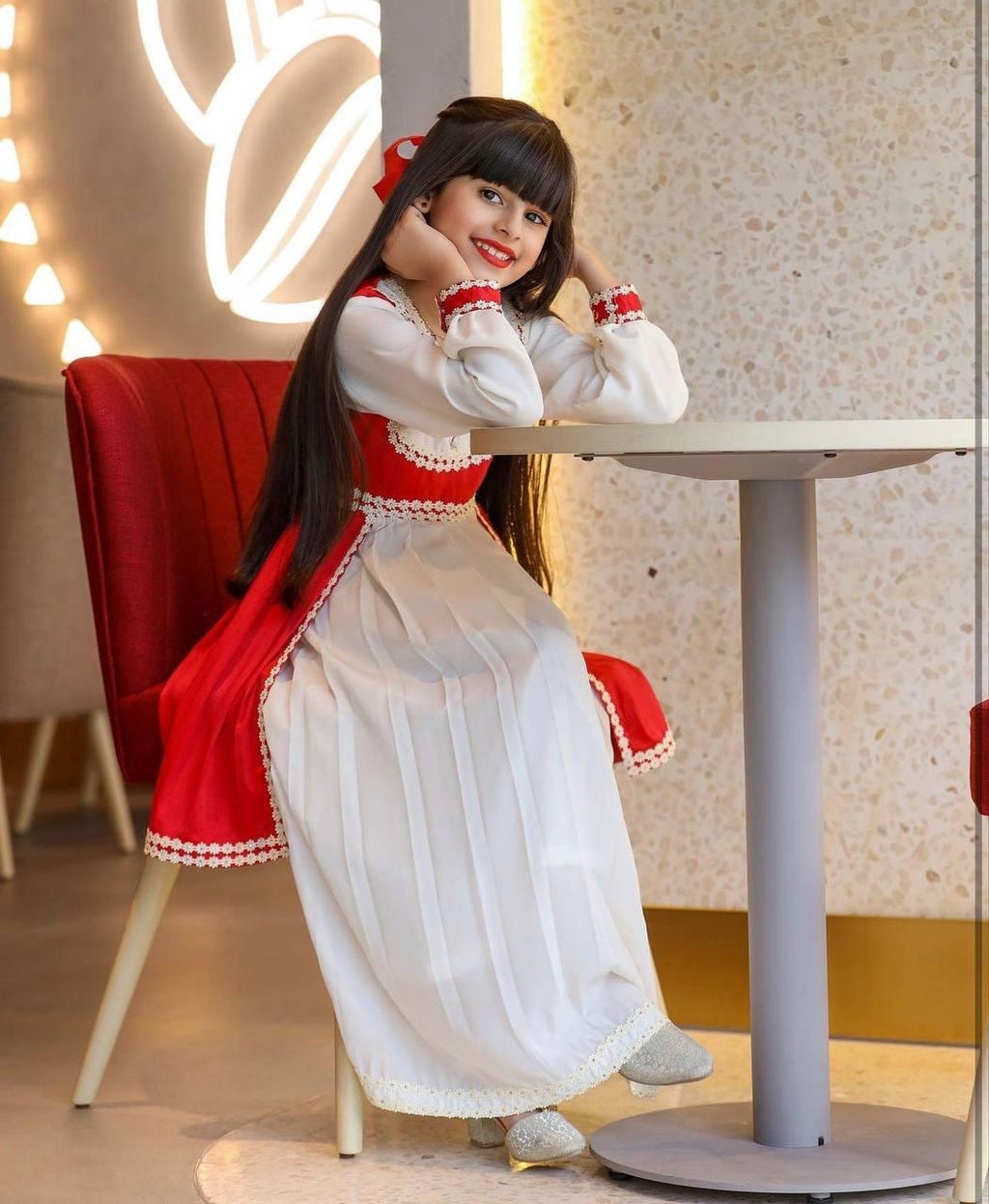 Chanderi Silk Gown for Kids