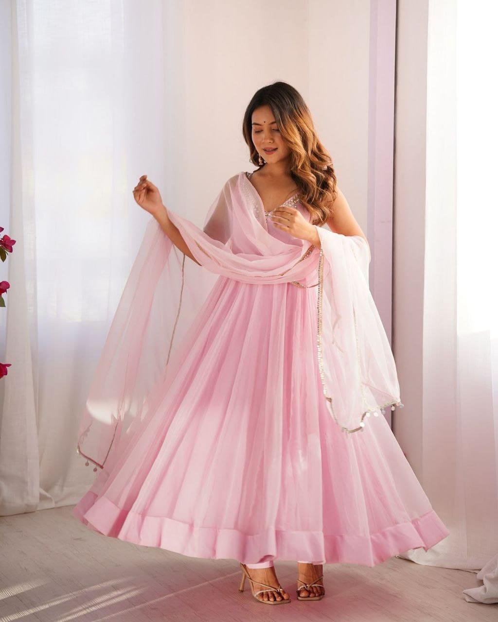 Twirl & Shine Designer Anarkali Set