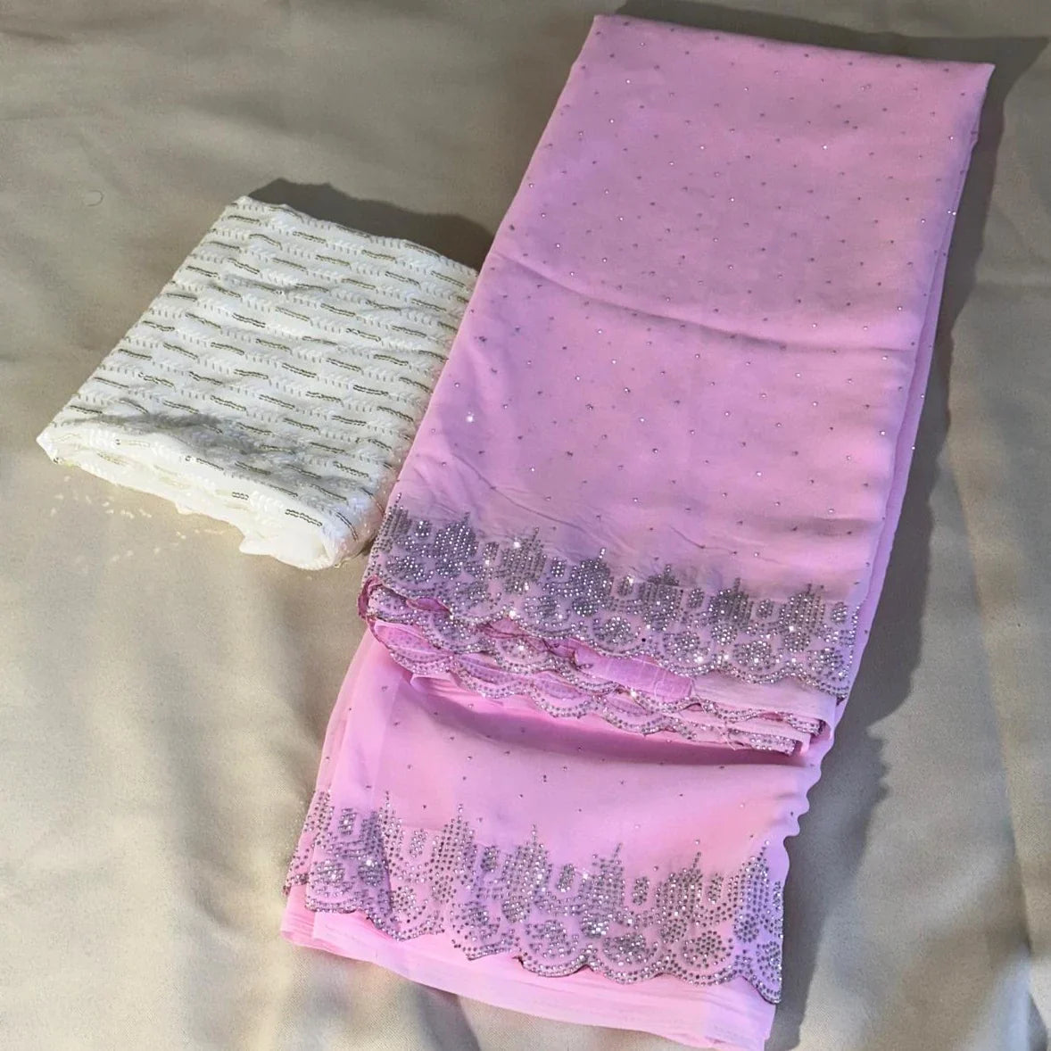 Designer Party Wear Saree Fabrics Georgette Saree