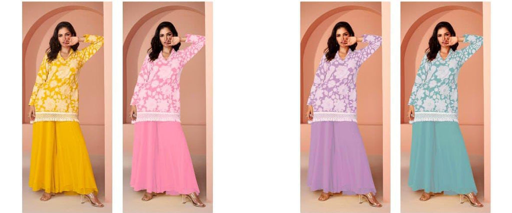 Georgette Embroidered Party Wear Salwar Suit